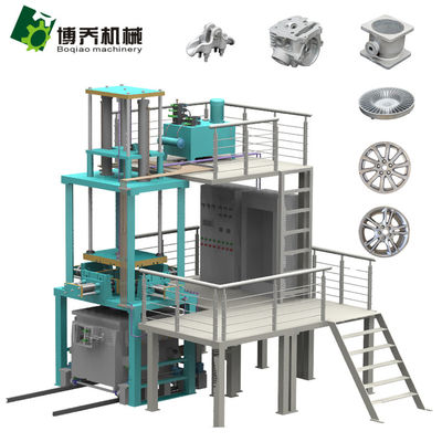 Chiny Pełna automatyczna maszyna do odlewania ciśnieniowego aluminium Niskie ciśnienie 380V 10 tras Chłodzenie formy dostawca