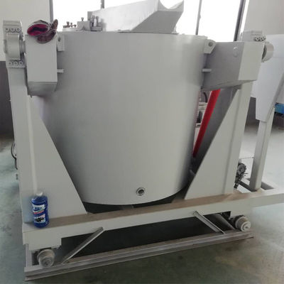 Chiny Tygiel elektryczny Typ pochylania pieca do topienia aluminium do odlewania aluminium dostawca